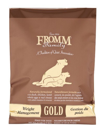 Fromms Dry Dog Food Weight Management Adult Gold 33lb