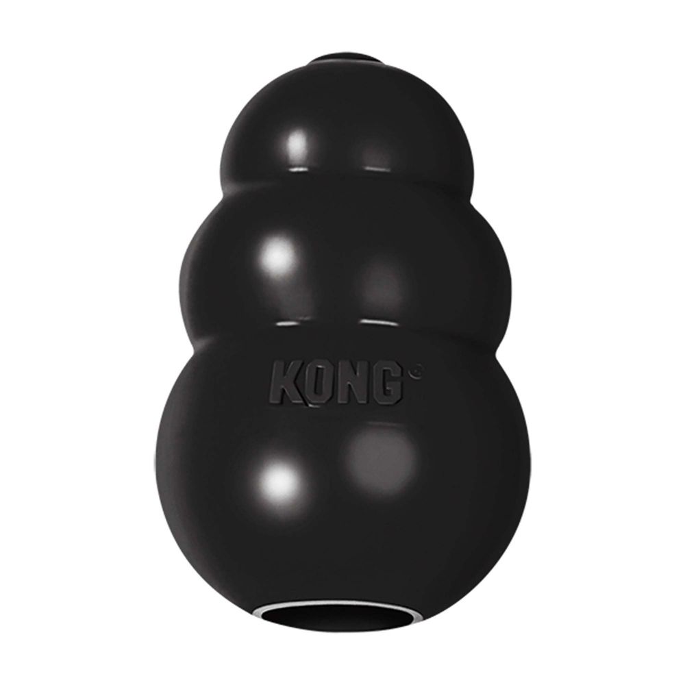 KONG Extreme Rubber Dog Toy, Black, Small