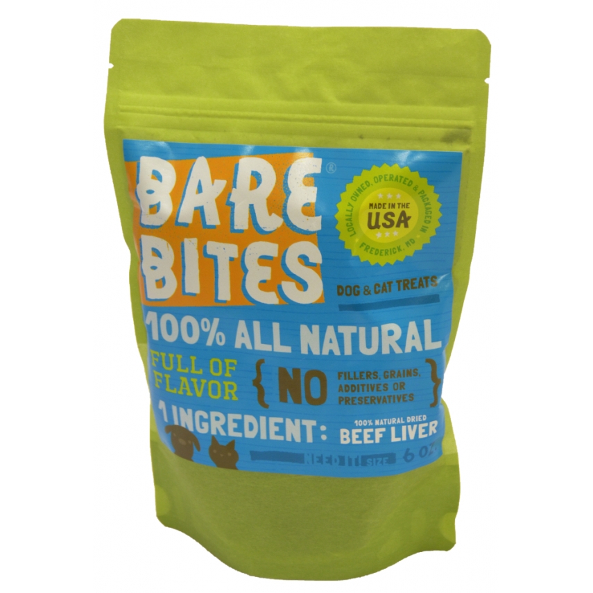 Bare Bites - Dehydrated Beef Liver Dog Treats