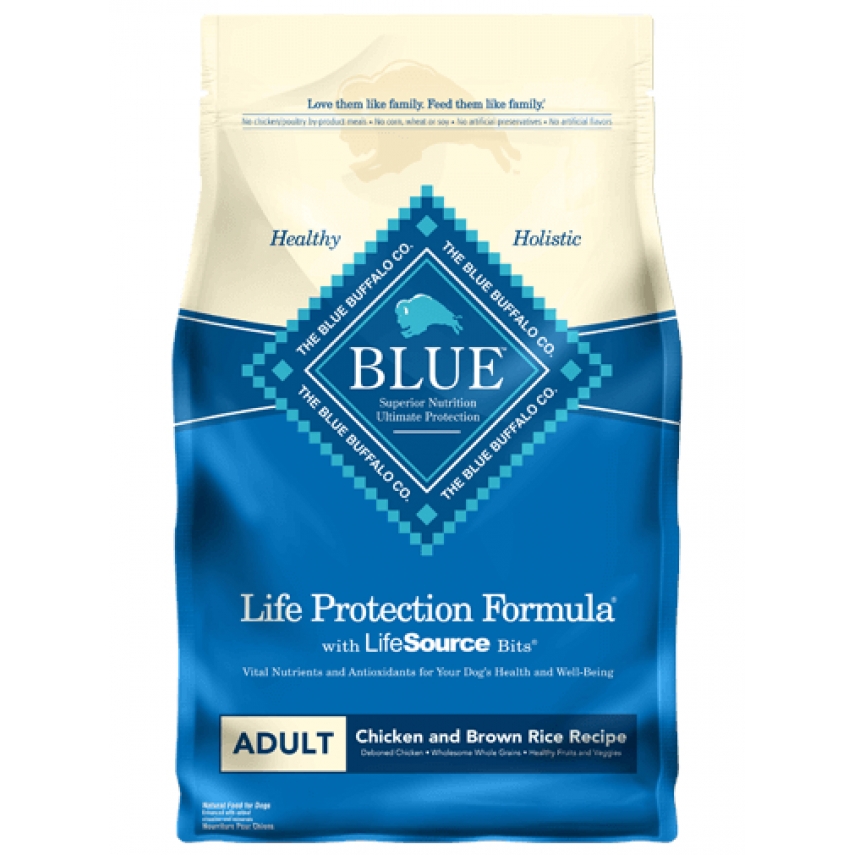 Blue Buffalo Adult Dry Dog Food - Chicken and Brown Rice