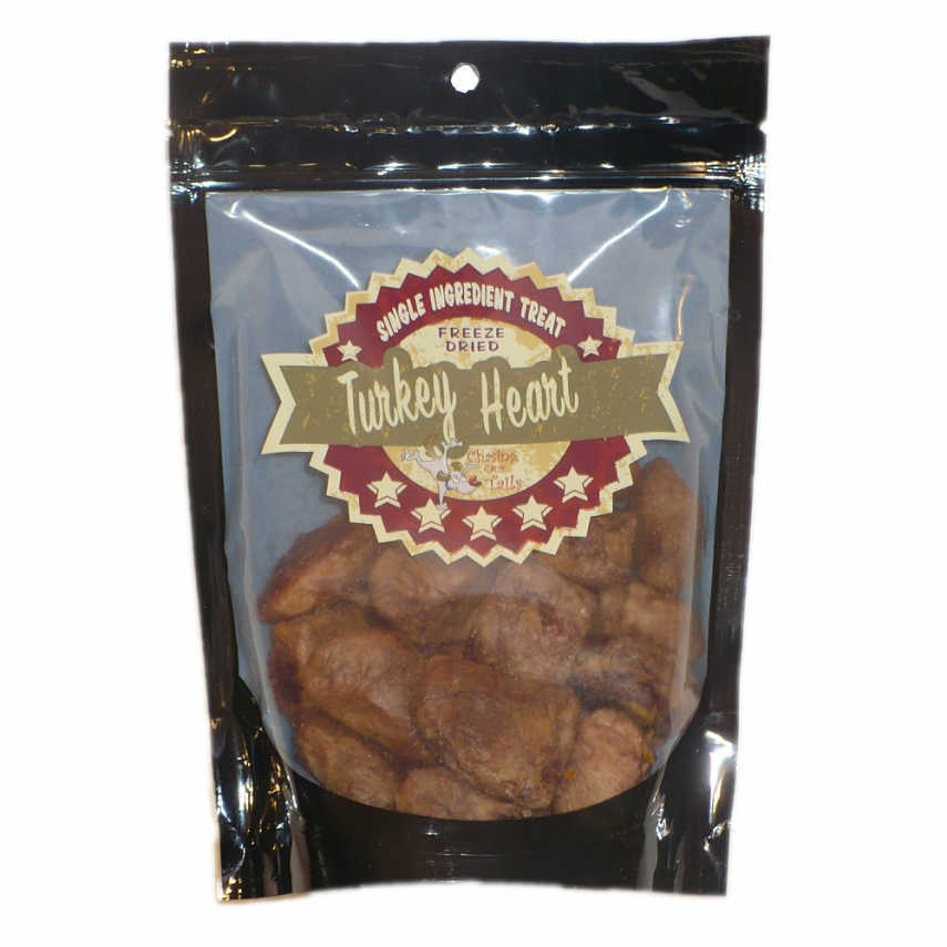 Freeze Dried Turkey Hearts - 3oz