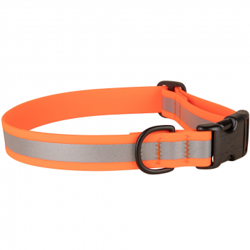 bc-1-inch-waterproof-reflective-dog-collar-orange-1