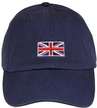 Hand Stitched British Flag Baseball Cap top