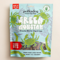 Crunchy Dog Treat - Green Monstah Crab and Kelp Bites | 7oz